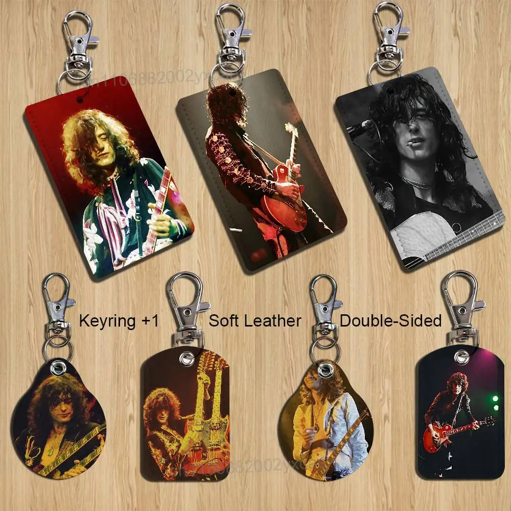 

Whole Lotta Love J-Jimmy Page Holder For Bank Business Work Card Holder Student Card Case Bus Card Keychain