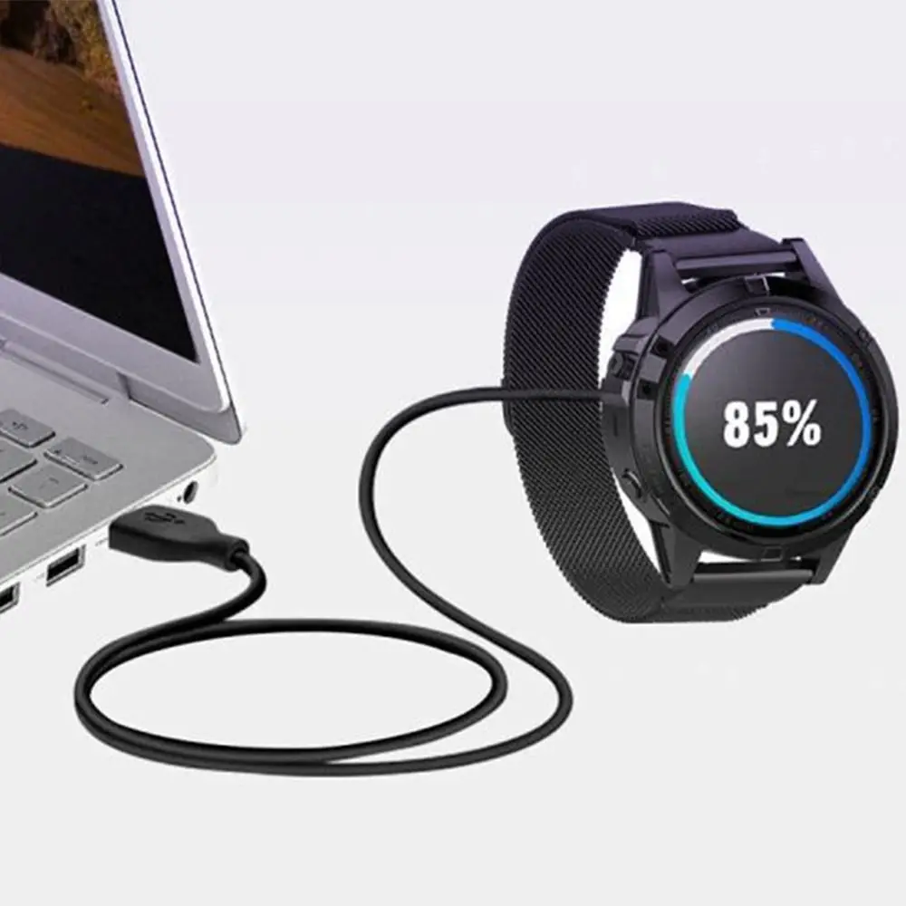 Type C Watch Charger for Garmin Venu 2 Plus Vivosmart 5 Fenix 7 6 5 TACTIX 7 Instinct 2 EPIX 2 Enduro Fast Charging Cable Cord