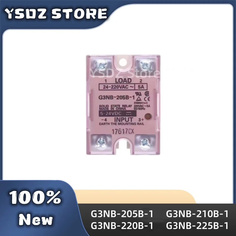 

1 шт./лот Omron G3NB-205B-1 G3NB-210B-1 G3NB-220B-1 G3NB-225B-1 подлинное оригинальное твердотельное реле SSR 5-24 В постоянного тока 5A 10A 20A 25A