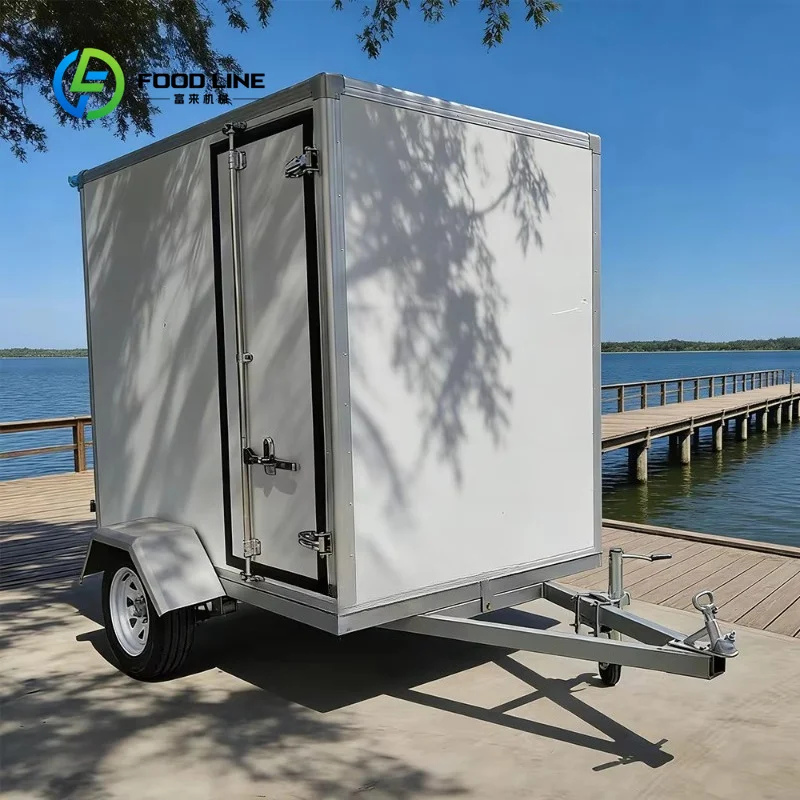 Customized Insulated Transport Trailer With Side Access Door And Cooling Unit For Frozen Fish Delivery Bulk Order Lower Price
