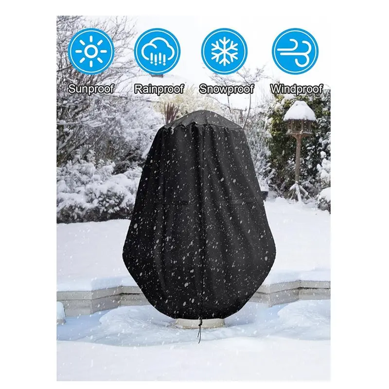 ABUN-Garden Fountain Statue Protective Cover-40