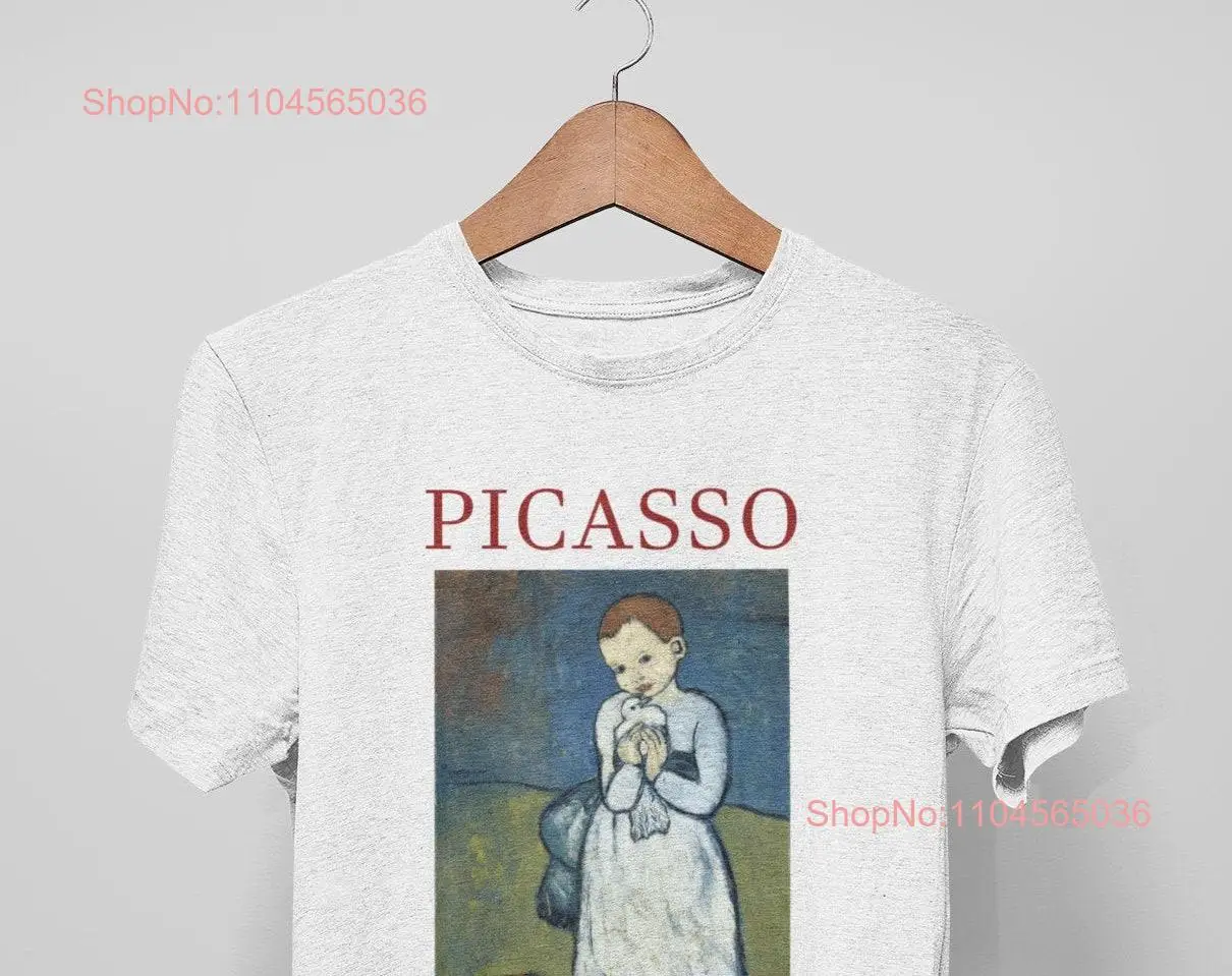 Child With Dove T shirt Picasso Premium Quality 1903 long or short sleeves