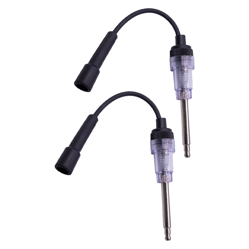 2 Piece Spark Tester Tool With Bright Indicator Light For Car Truck Motorcycle Lawn Engine Ignition Diagnostic