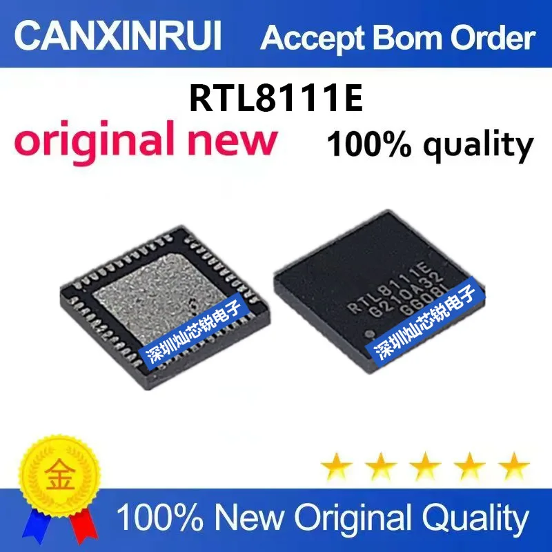 (5-100pieces)Brand new original RTL8111E-VL-CG RTL8111E SMD QFN48 Ethernet controller chip