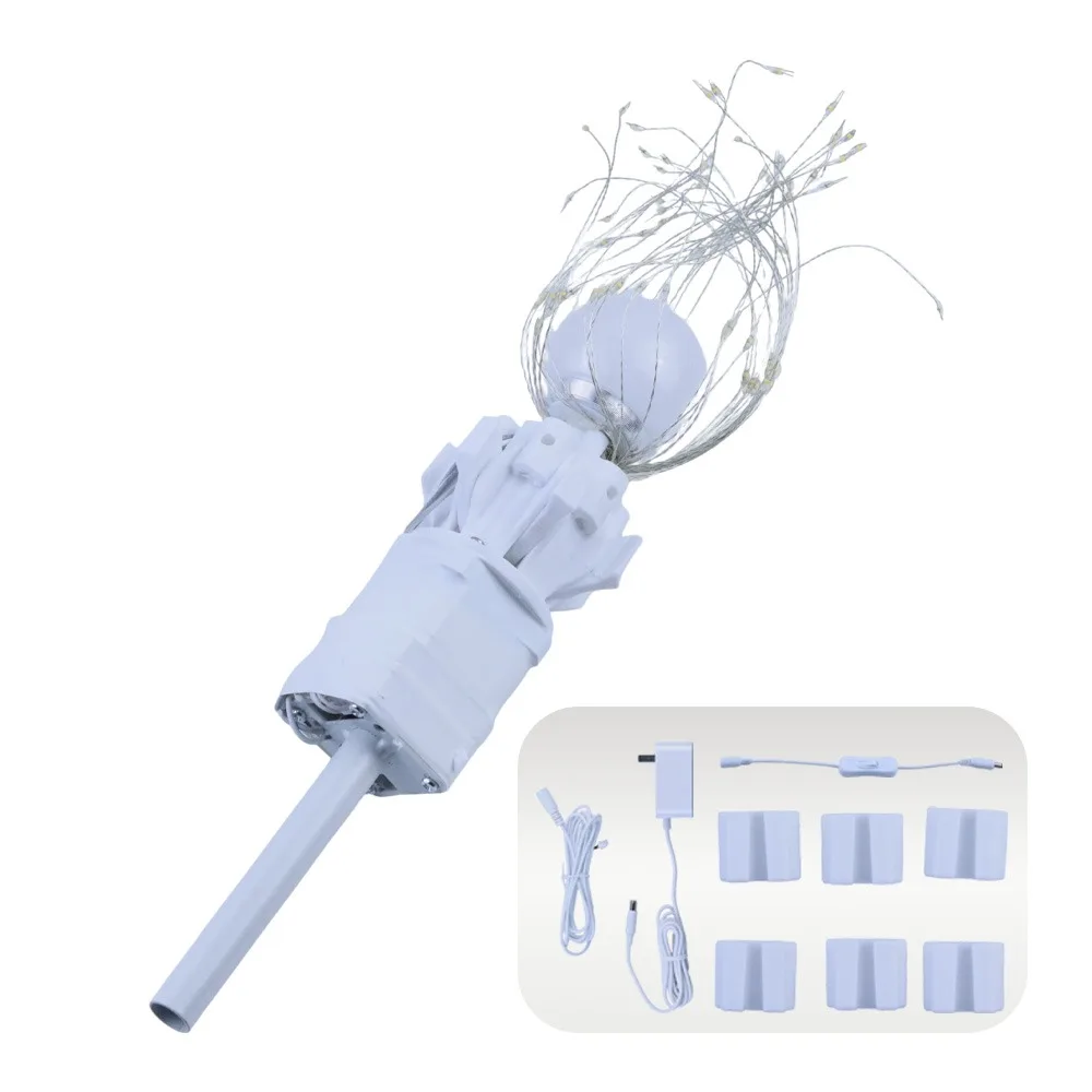 Petal Opener Complete Set With Light Disassembly Accessories Artificial Flower Automatic Open Closing Motor
