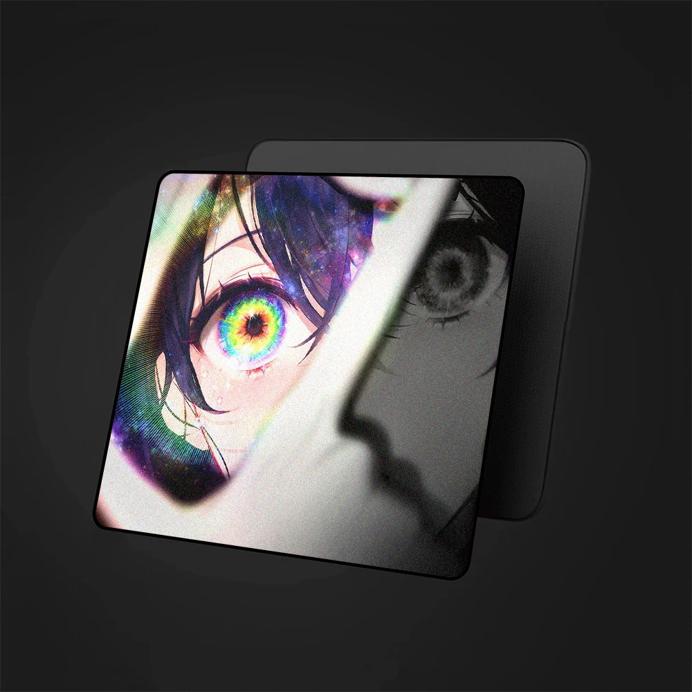 Colorful Universe Eye Anime Mousepad Art Non-Slip E-Sports Gaming Mouse Pad Waterproof Ultrafine Surface Desk Mat Big Mouse Mat
