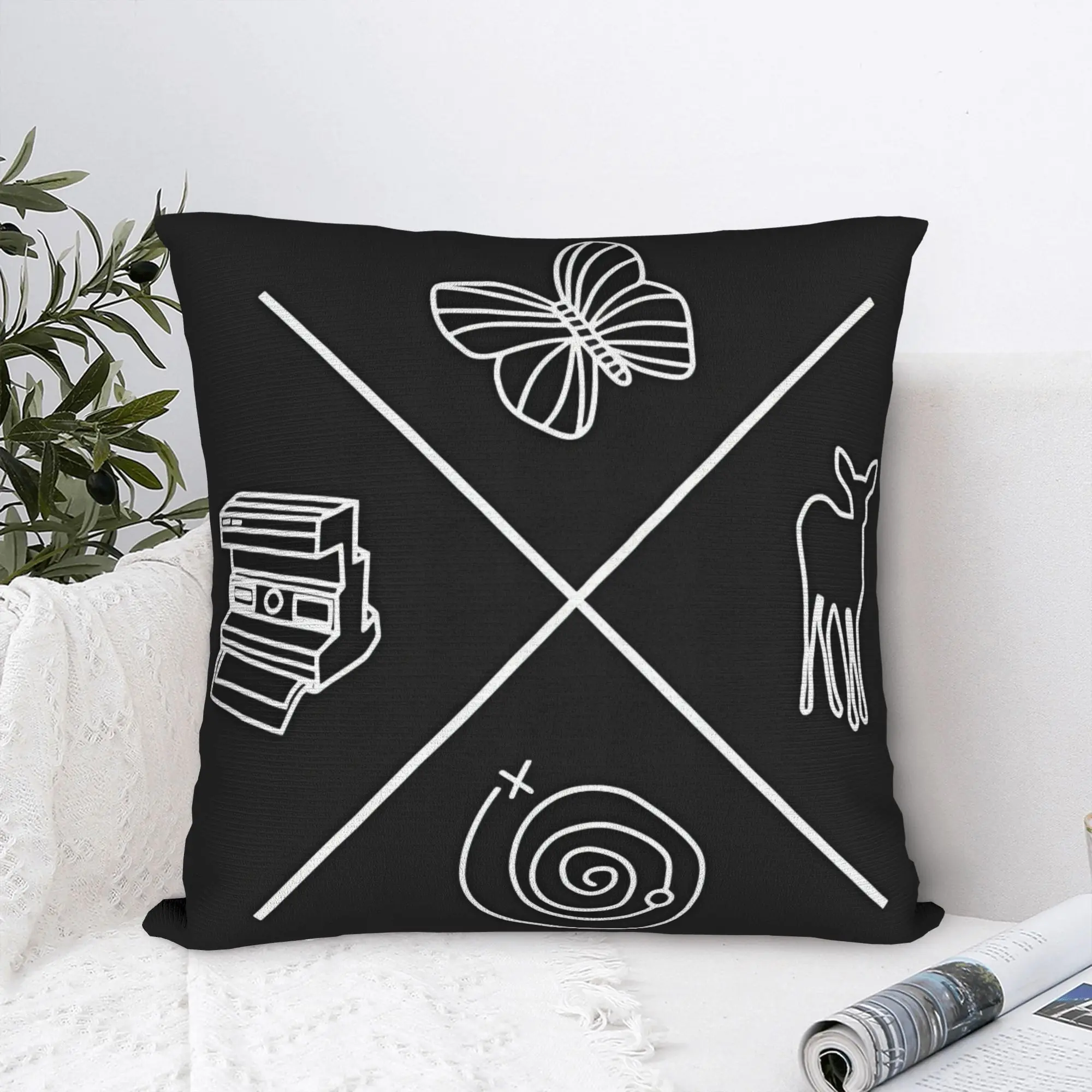 Life is Strange Symbols Pillow Case  Soft Pillow Cover For Sofa Home Decor Cute Funny Pillowcases