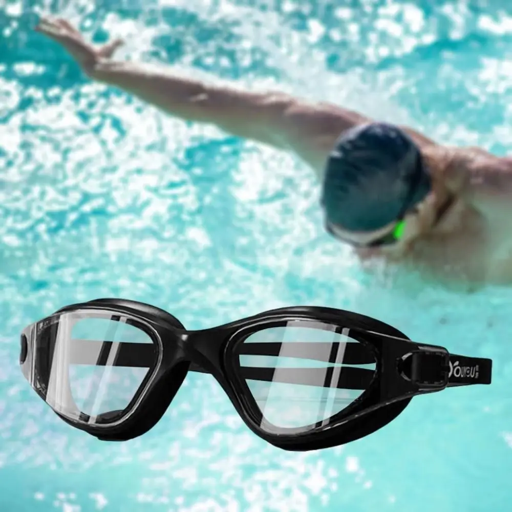 

Anti-fog Adult Swimming Goggles Set Adjustable with Nose Clip Diving Eyewear Unisex Anti-leakage Silicone Swim Cap Water Sports