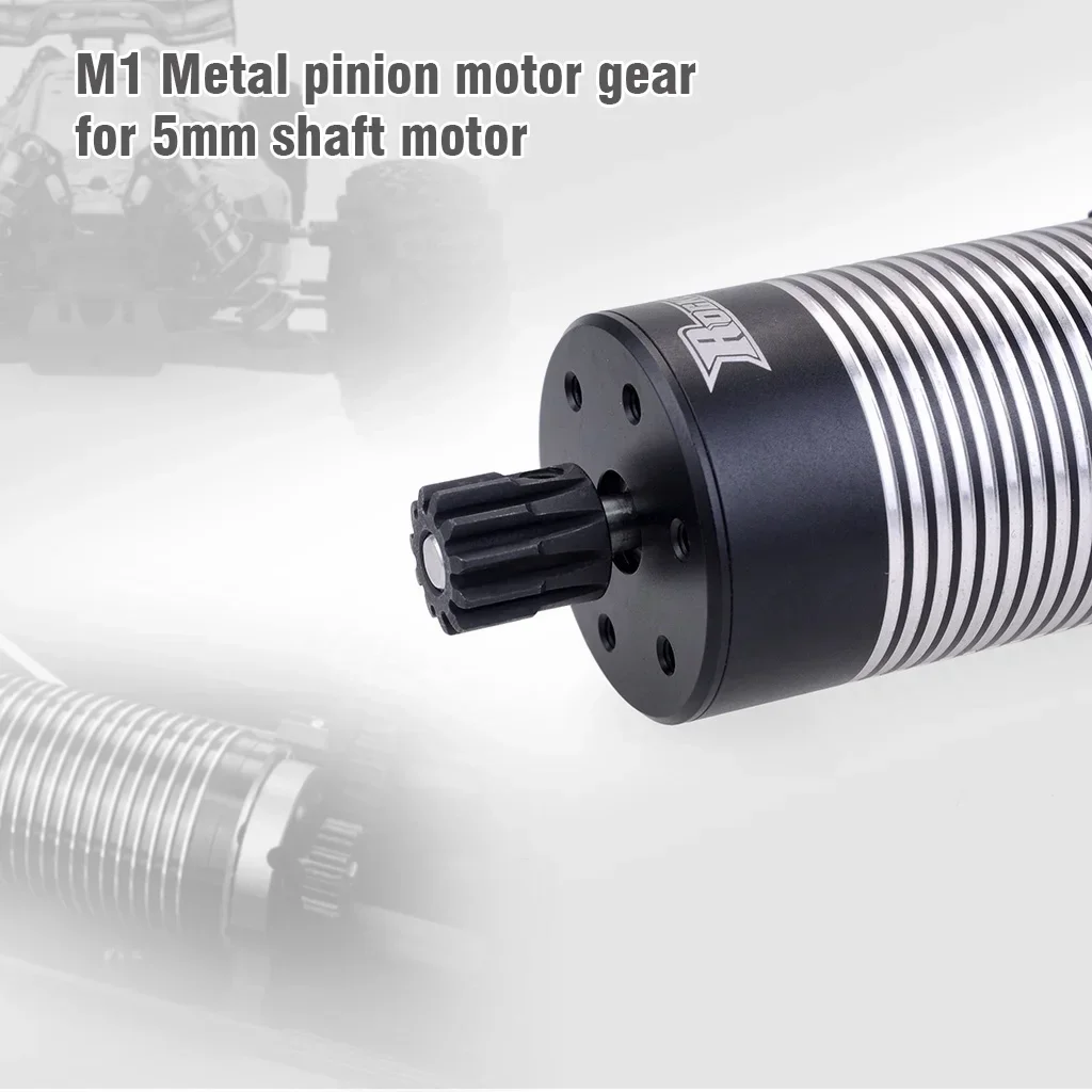 M1 5mm Black Steel Metal Pinion Motor Gear 11T 12T 13T 14T 15T 18T 19T 20T 21T 22T 25T 26T 28T 30T for 1/8 RC Car Accessories