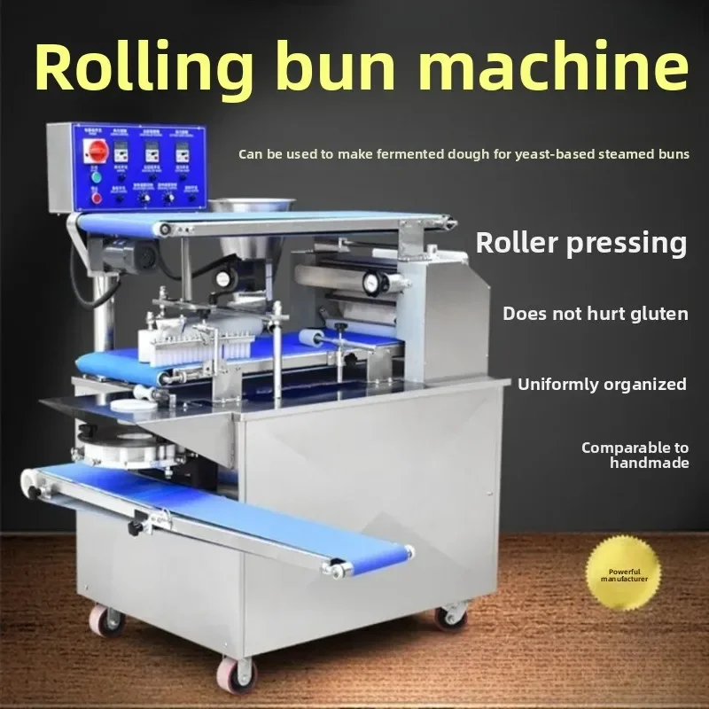 Automatic steamed bun machine, commercial imitation manual steamed bun machine, rolling type steamed bun machine
