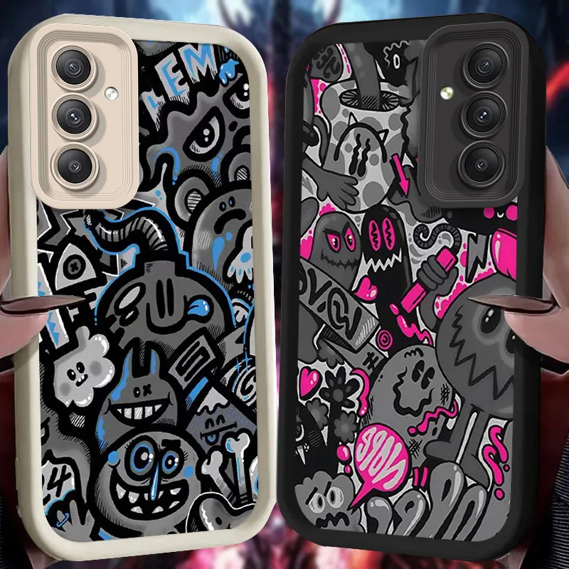 Blast Monster Soft Phone Case for Samsung Galaxy S25 S24 S23 Ultra S22 S21 Plus FE 5G A54 A34 A14 A73 A53 A33 5G Silicone Cover