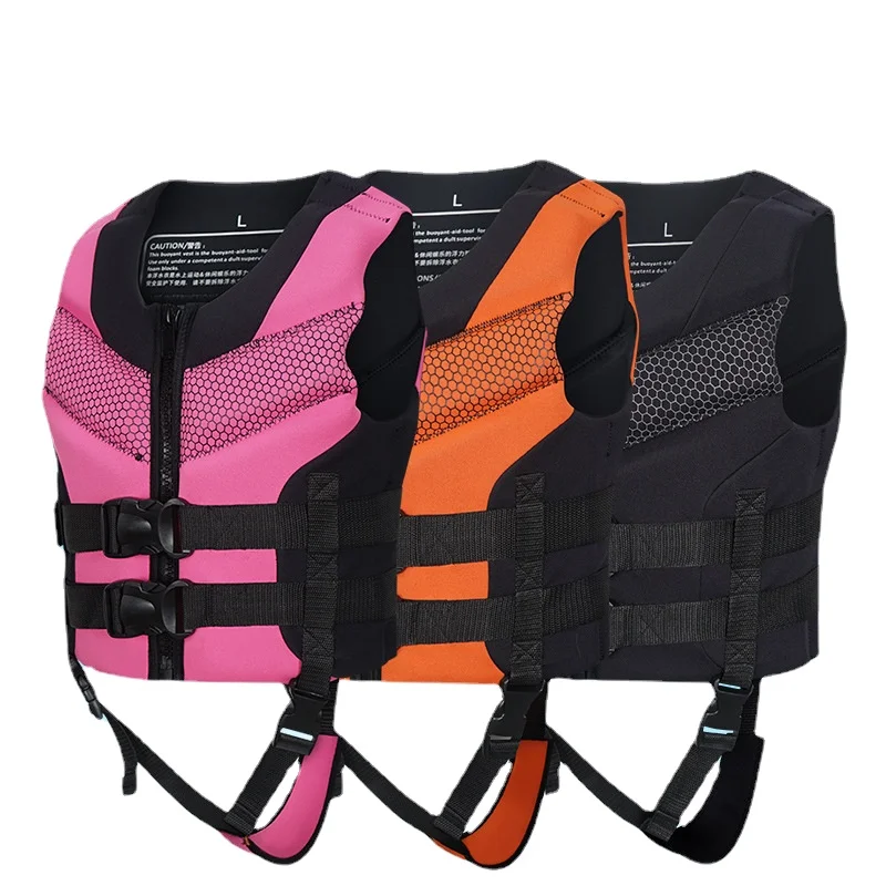 Life Vest Adults Surf Vest Motorboats Kayak Wakeboard Raft Rescue Boat Jet Ski Fishing Swimming Drifting Rescue Life Jacket