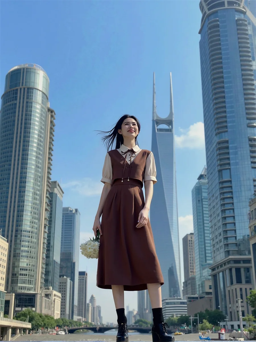 Women'S Long Dresses For Woman Casual Short Sleeve Summer Pleated Hand-Pleated Ruffled Shirring Smocking Tier Tiered Stacked