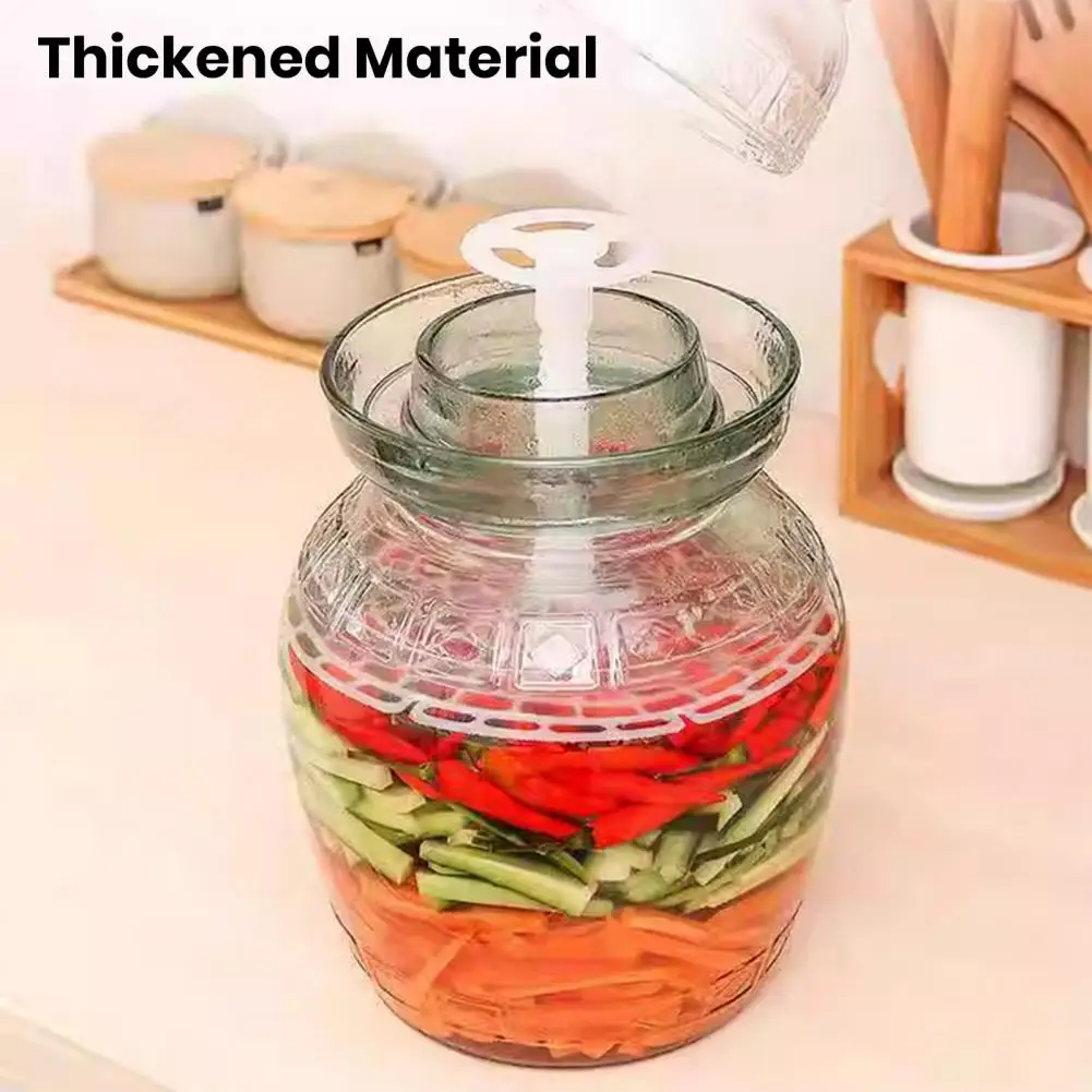 Kimchi Jar Pickle Pot Tool Pickle Pot Press Kimchi Making Pressure Machine for Compact Packing Plastic Holder Kitchen for Pickle