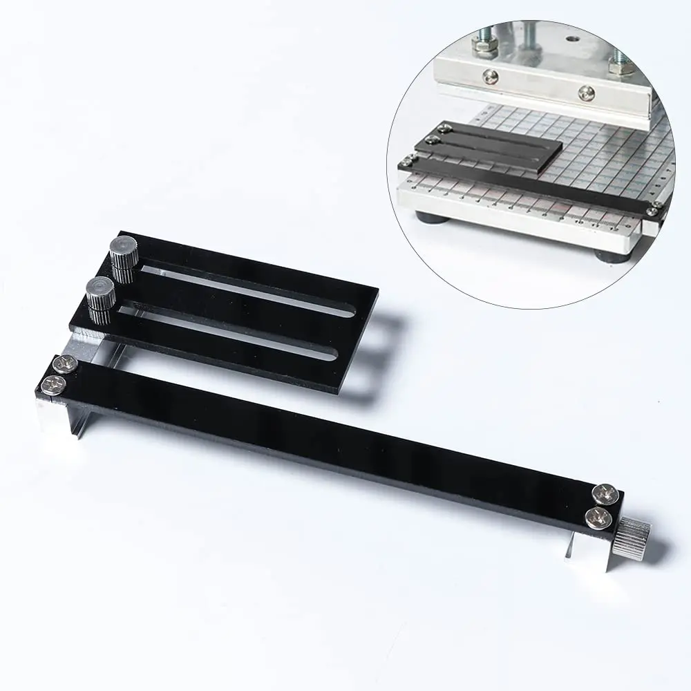 ZONESUN Hot Foil Stamping Machine Positioning Plate for Leather Embossing Branding Press Machine Locator Tool