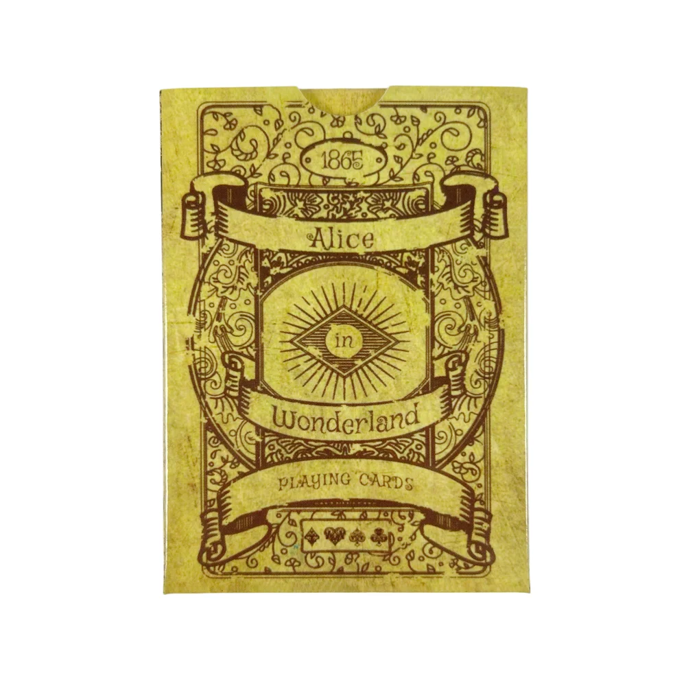 Vintage Retro Playing Cards Alice Game Poker Playing Cards Deck Board Games Poker Ideal for Themed Parties Props Theme and Games