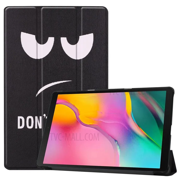 

resistant PU Leather Tri-fold Stand Auto Wake/Sleep Case for Samsung Galaxy Tab A 10.1 (2019) SM-T510 (Wi-Fi)/SM-T515 (LTE)