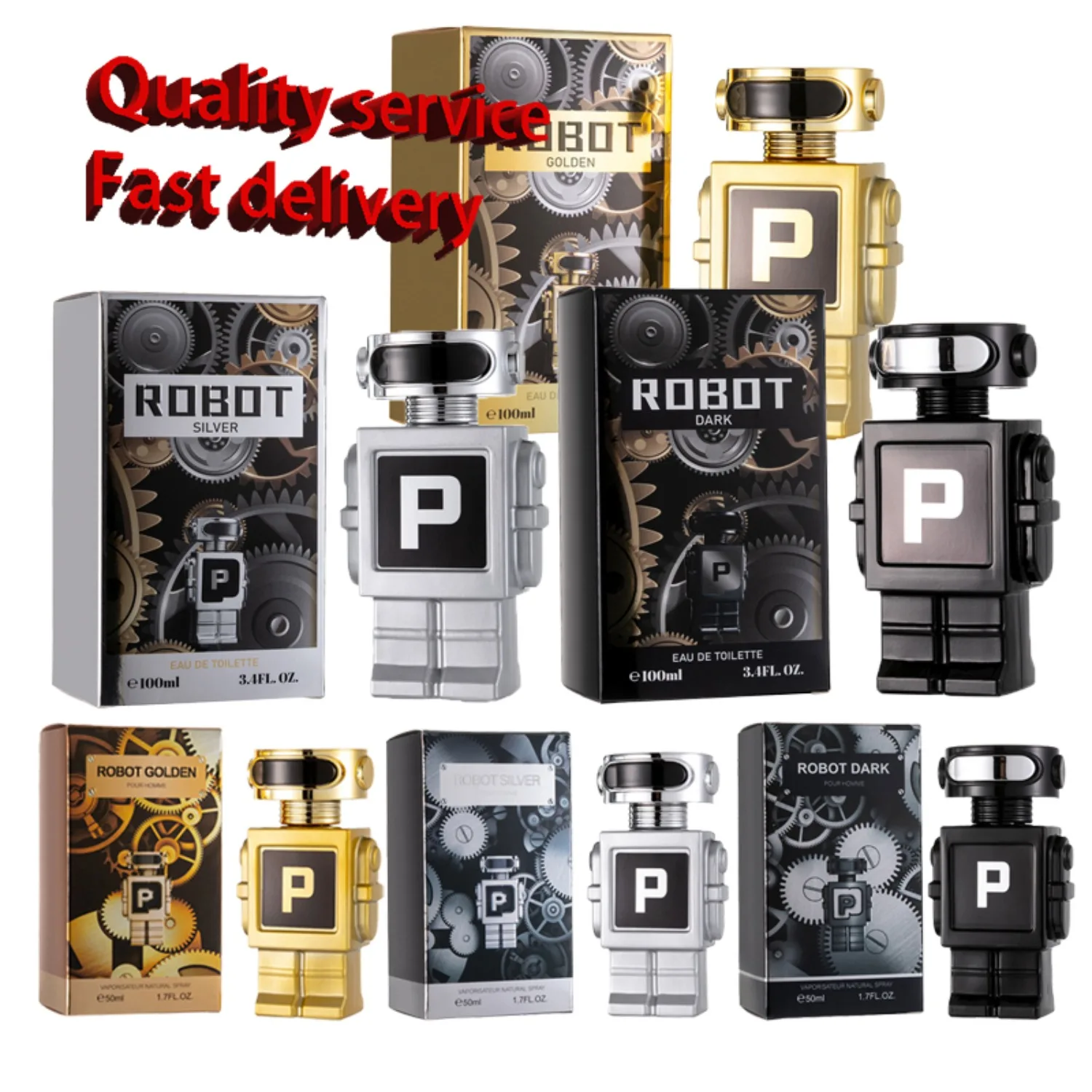 

100ml Original Perfumes Hombre High Quality Tech Robot Cologne Lasting Woody Fragrance Men Eau De Parfum Body Spray Gift Edition