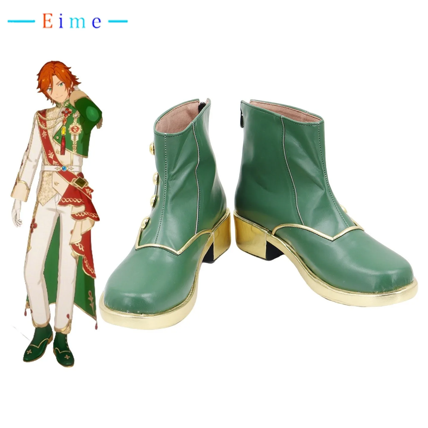 

Обувь для косплея Майкджима Мадара, сапоги для косплея из игры Ensemble Stars, обувь из искусственной кожи, сапоги для Хэллоуина и карнавала, изготовленные на заказ