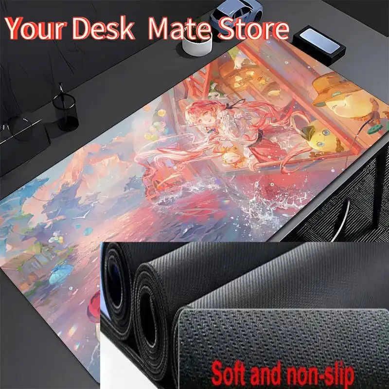 

Mouse Pad Anime Girl HD Print Mousepad Laptop Gamer Infinity Kawaii Extended Desk Mat Office PC Nikki Gaming Cute Keyboard Pad