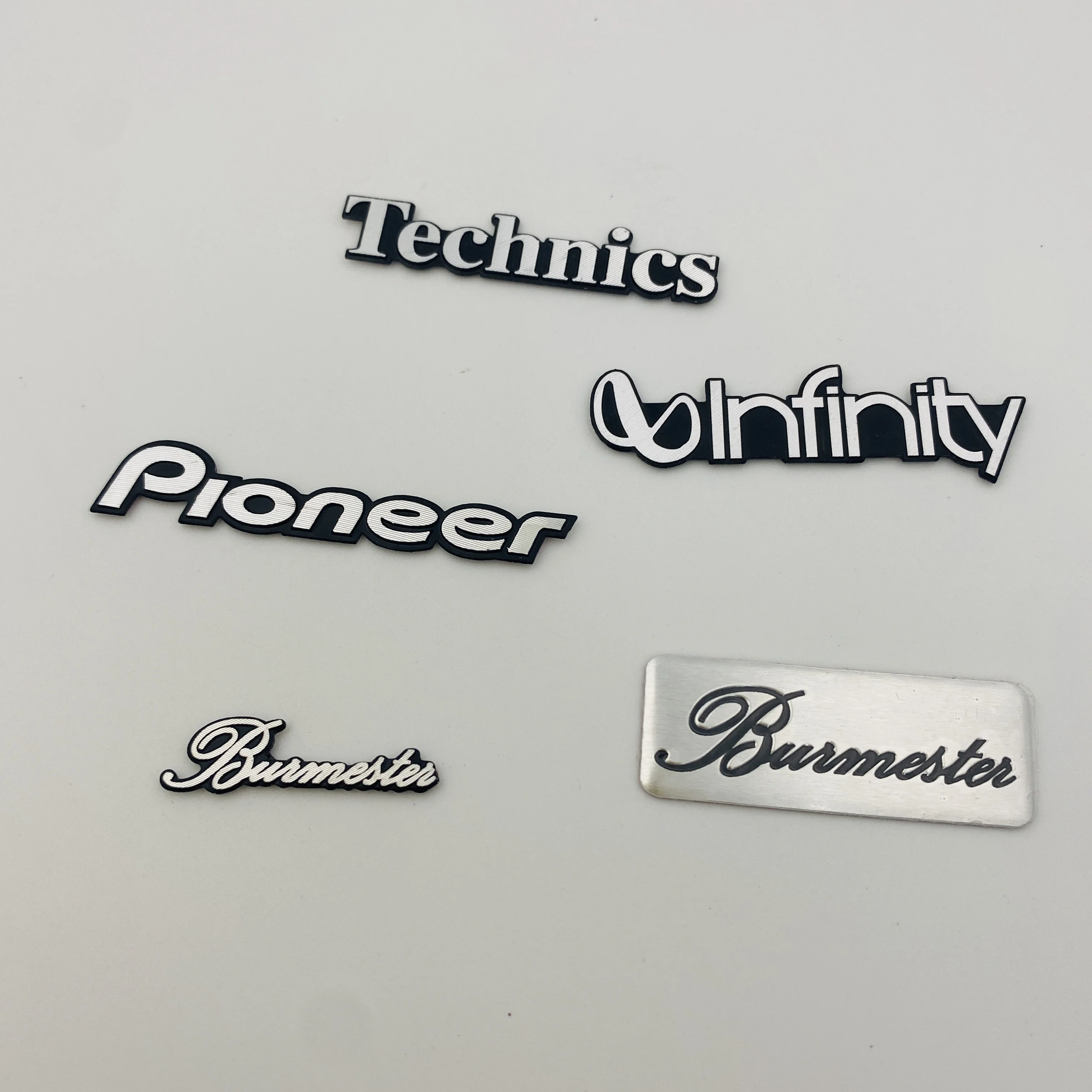 4Pcs /10Pcs  Car Styling with High Fidelity and Good Quality Audio and Car Video Speakers 3D Stickers for Auto Parts