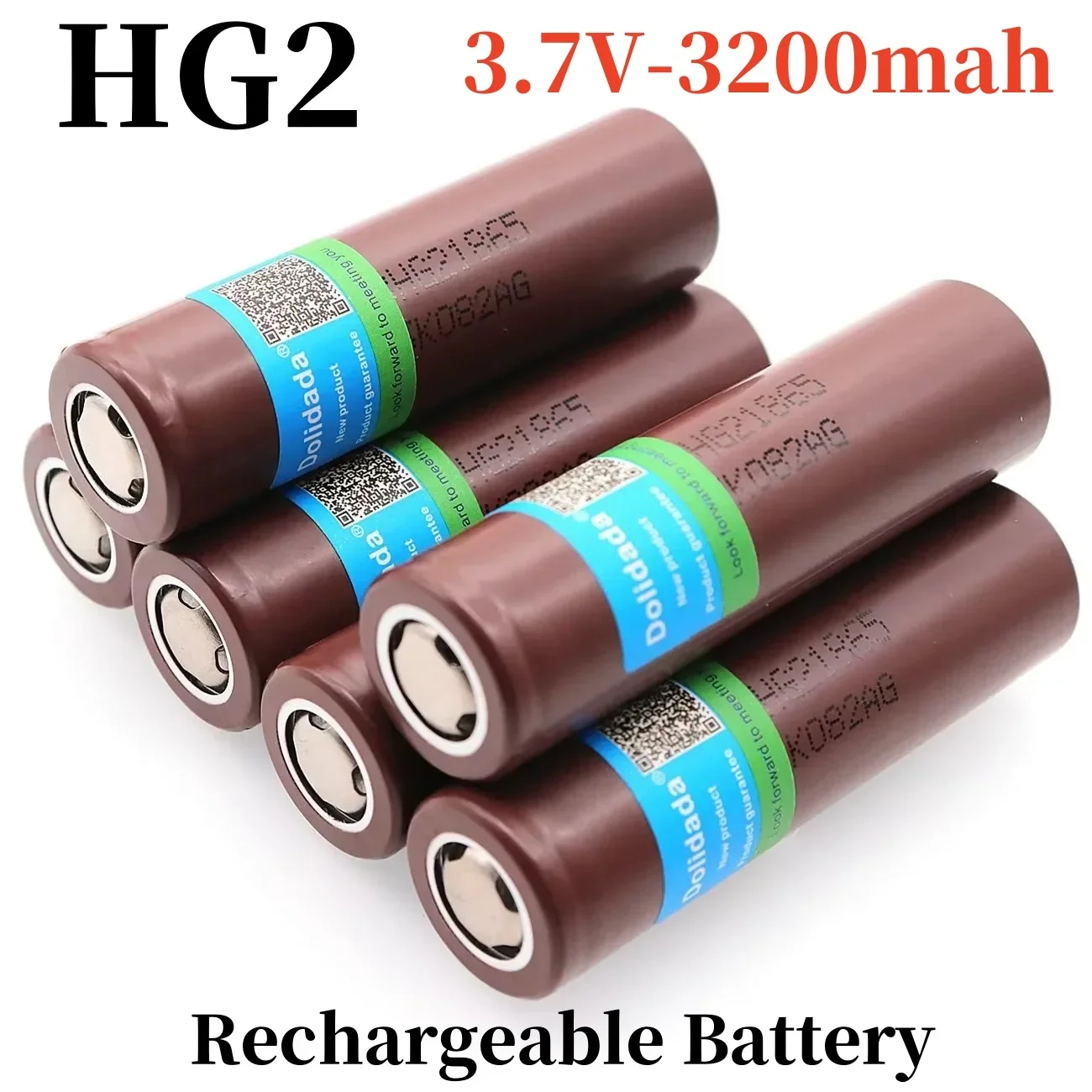 original Dolidada HG2 18650 battery 3200mAh battery 3.7V discharge 25A dedicated for power rechargeable battery keyboard+keycap