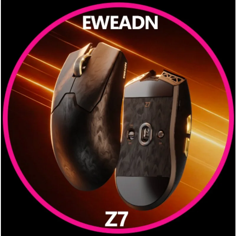 

New EWEADN Z7 Gaming Mouse Carbon Fiber Lightweight Low Latency Mouse Suitable for Electronic Sports Gaming Mouse