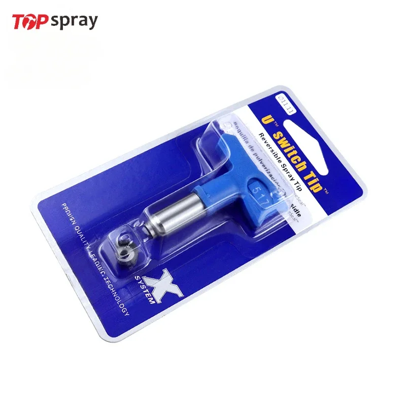 

Topspray Profession Airless Nozzle 515/517/519/655 Titan/Wagner Airless Paint Spray Gun Etc Type Nozzle Blue Sprayer