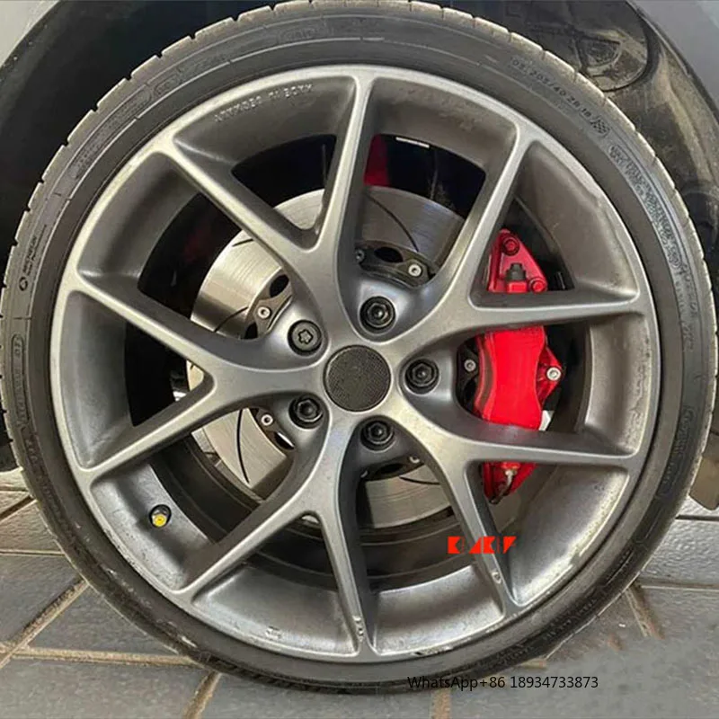 KLAKLE Car Accessories Tuning Brake Systems 9200 380*28mm Brake Disc Kit for VW Golf 2 3 4 5 6 7