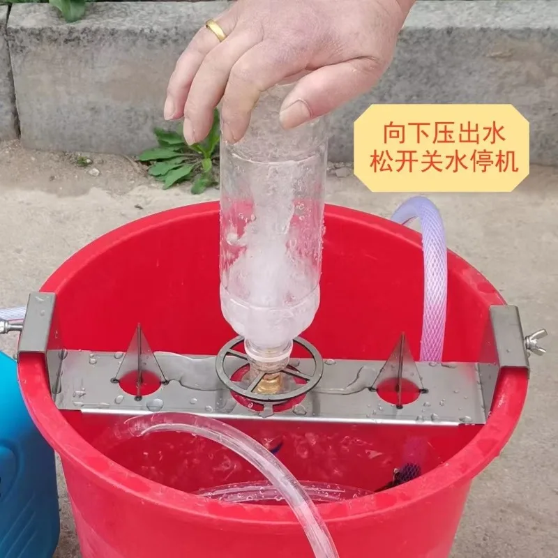 غسالة زجاجات فتح الزجاجات، حامل سكاكين من الفولاذ المقاوم للصدأ، فوهة ضغط من النحاس النقي، شطف زجاجات قطعة أثرية لخلط الأدوية