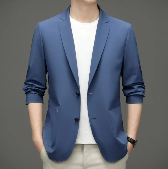 Thin Ice Silk Coat Business Suit Men's