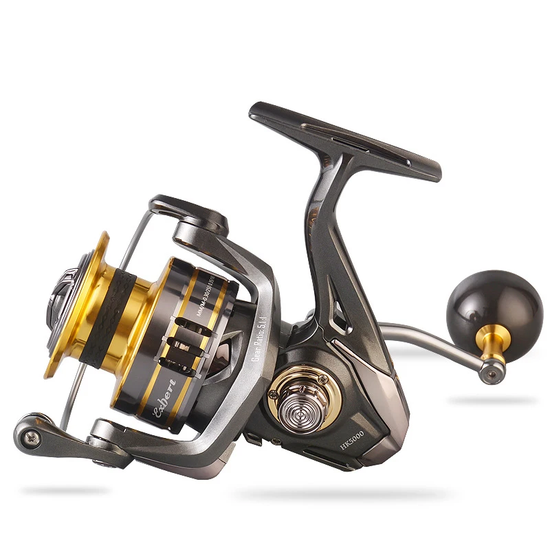 GLS Brand New 800-5000 Series High Strength Spinning Fishing Wheel 5.4:1/5.7:1/5.1:1 Carbon Grip Fishing Reel