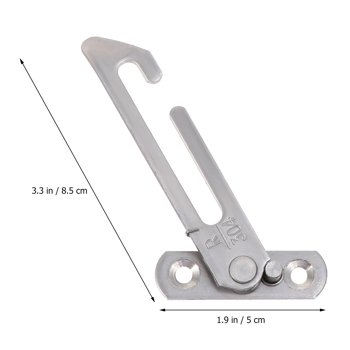 

1 set Window Safety Latch Stainless Steel Restrictor Locks Sliding Hook Child Proof Glass Clamps Use Durability