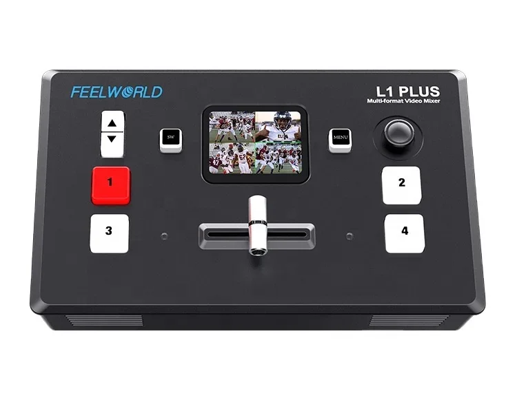 

2024 NEW L1 PLUS Multi-camera Video Mixer Switcher Touch Screen PTZ Control USB3.0 Fast Streaming Live Video Switcher