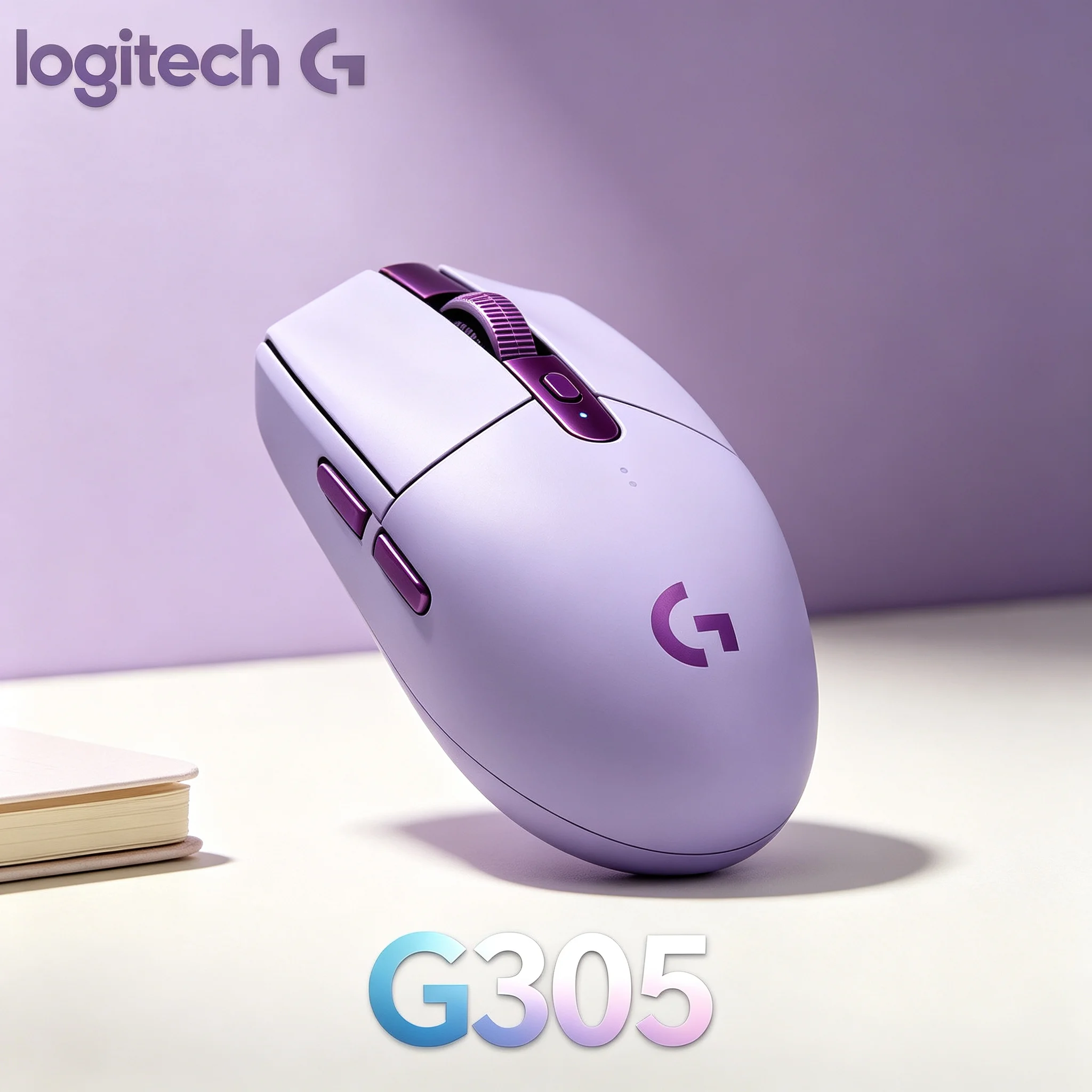 Logitech G305 LIGHTSPEED Wireless Gaming Mouse Stable Wireless Transmission Long‑Lasting Battery Ergonomic Mice For Game & Offic