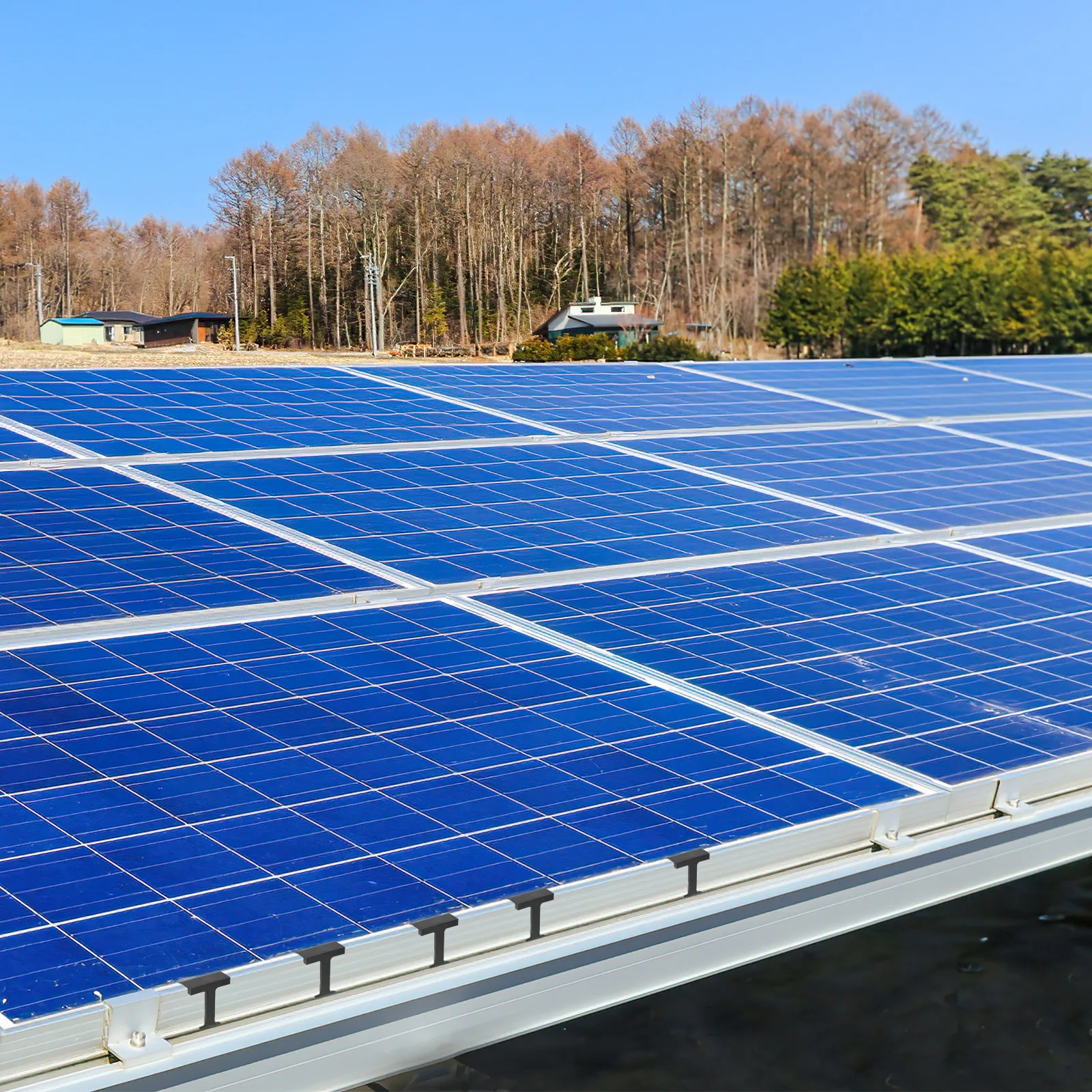 

10 шт. зажимов для отвода воды с солнечных панелей, дренажные клипсы для эффективного отвода дождевой воды и предотвращения образований грязи, высококачественное исполнение