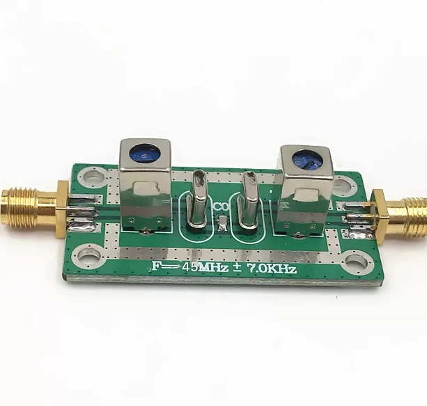 45MHz ± 7KHz quartz, crystal, filter, bandpass, narrowband filter