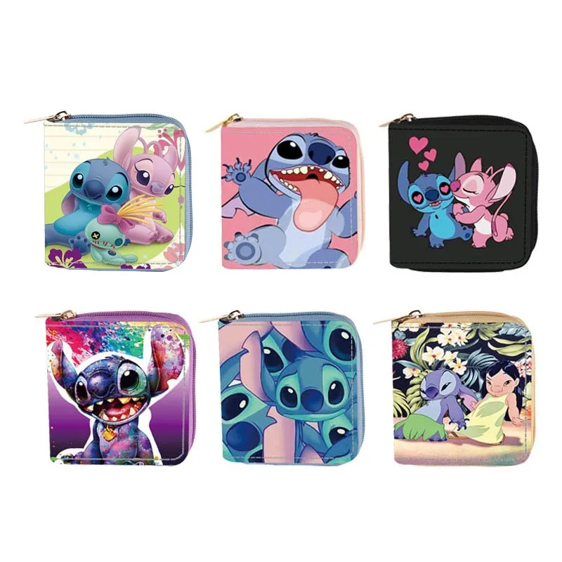 

6pcs/lot Creative Disney Stitch Pencil Case Cute Koala Wallet Coin Purse Stationery Pouch Office School Supplies