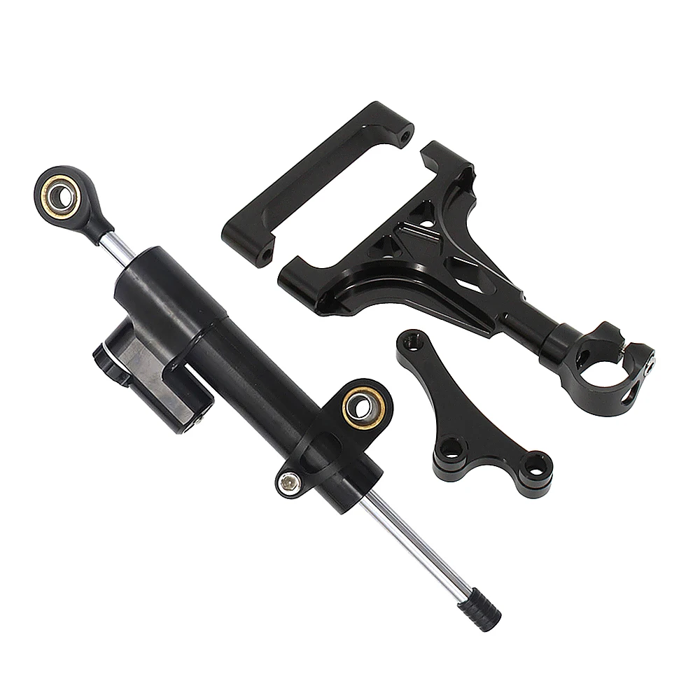 Acessórios amortecedor de direção ajustável z1000 direção estabilizar amortecedores suporte kit motocicleta para kawasaki z1000 z750 2003-2009