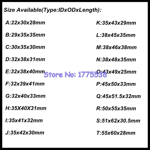 Imagen 2 del producto ID Universal: 22 29 30 32 35 38 43 45 50 51 55mm silenciador de escape de motocicleta enlace junta de tubo anillo de sellado para Ninja400 MT07 R25 Etc.