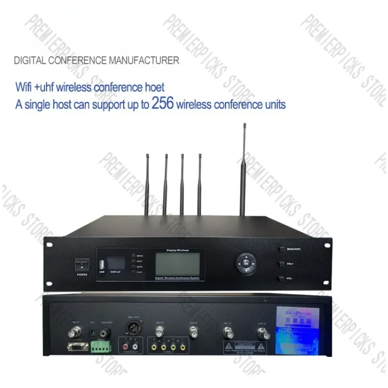 High End Professional Congress WiFi UHF Discussion Video Wireless Microphone Audio Digital Conference System