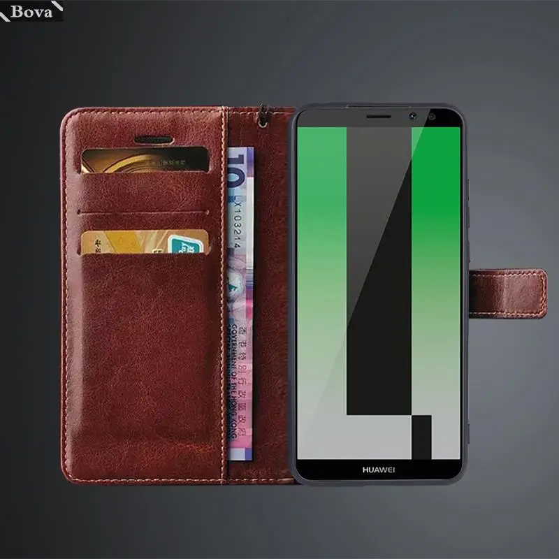 Card Holder Leather Case for Huawei Mate 10 Lite Pu Leather Flip Cover Retro Wallet Phone Bag Fitted Case Business Fundas Coque view 4
