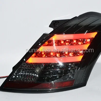 l LED Tail Lamp For SUZUKI Swift  2012-2014   Smoke Black Color