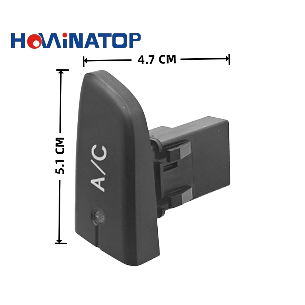 HOWINATOP 6554.KX 4Pin Air Conditioner A/C Control Switch For Peugeot 107 Citroen C1 Toyota Aygo 2005‑2014 OEM Replacement