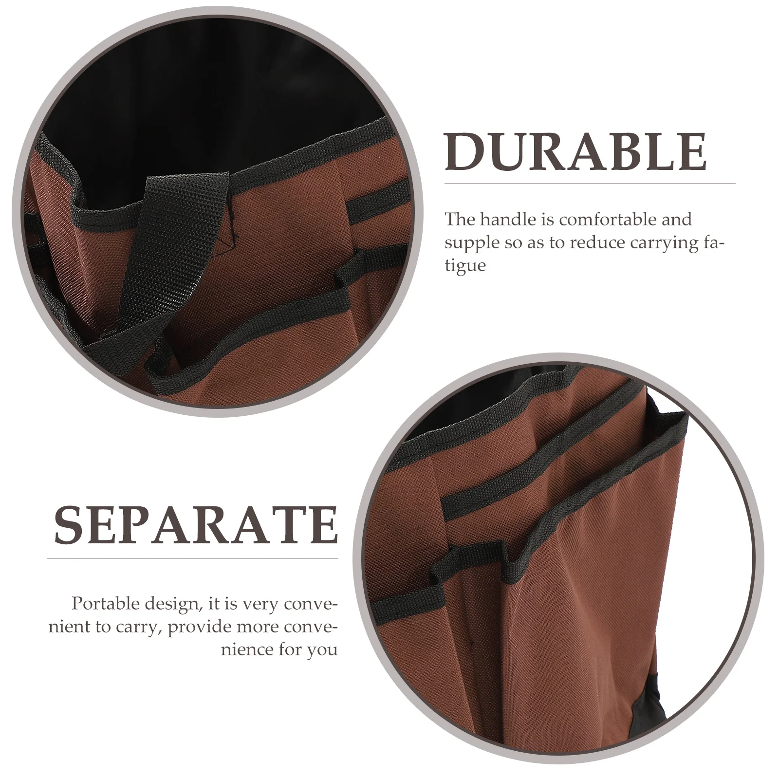 أداة منظم حقيبة أكسفورد القماش حقيبة قابلة للطي لأدوات إصلاح الحديقة تخزين الحقيبة المحمولة صيانة حامل إمدادات البستنة