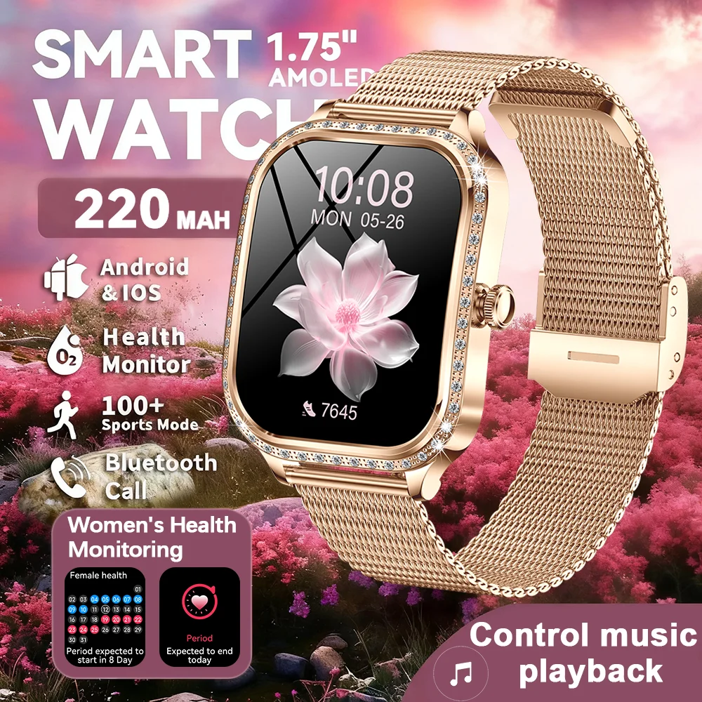 

DAORKW модные женские умные часы женские здоровье Bluetooth вызов водонепроницаемые часы здоровье спорт лучший друг умные часы для взрослых