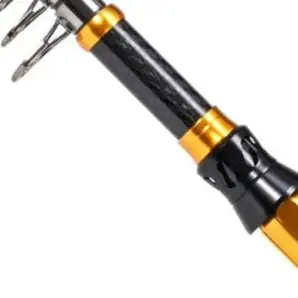 Portable Telescopic Fishing Rod 1.8m To 3.0m Carbon Fiber Sea Casting Pole With Metal Guides And Explosion Proof Rings For Outdo