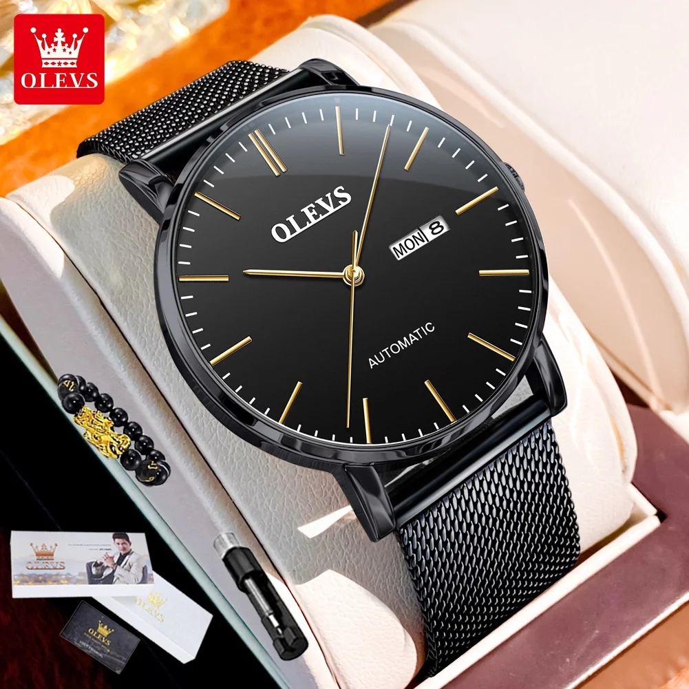 

OLEVS 5882 Original Casual Men's Watch Luxury Brand Business Calendar Waterproof Watch Fashion Men's Automatic Mechanical Watch