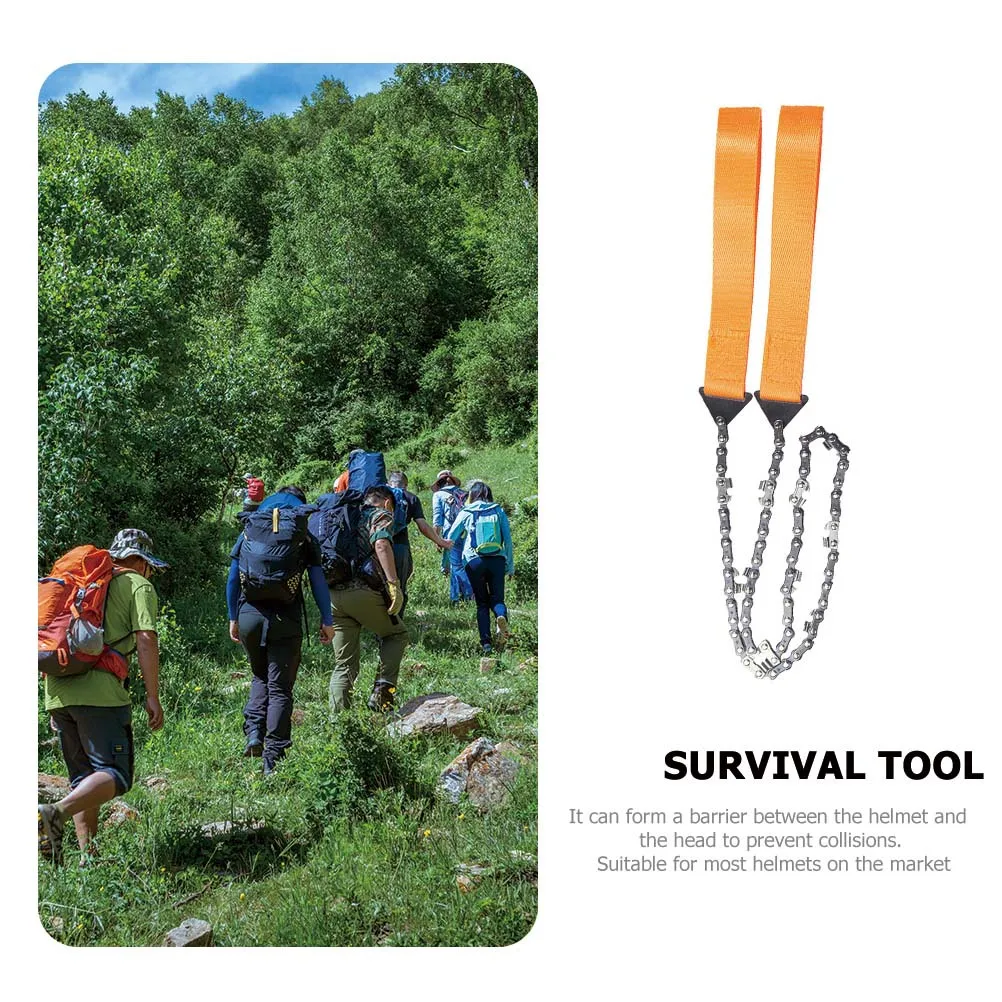 

1Set Pocket Chainsaw Outdoor Camping Manual Hand Saw Wire Portable Rope Emergency Survival Cutting Tool