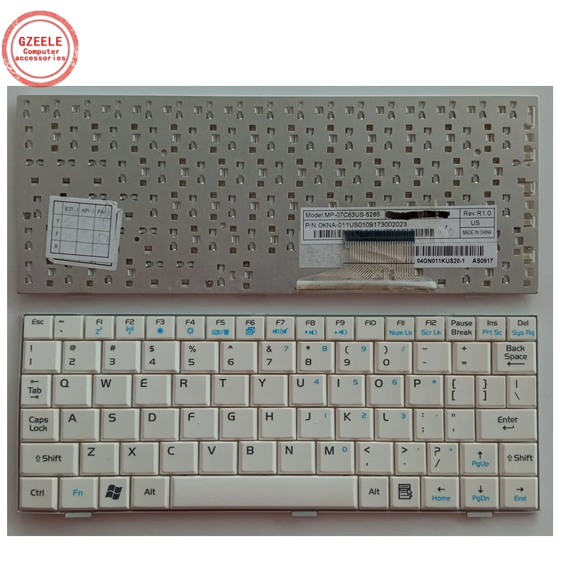 Foreign langu FOR ASUS EPC 900 900HD 900A 2G 4G 8G 901 902 Eee PC 700 701 701SD US 4G 8.9 Inch Laptop Keyboard New White